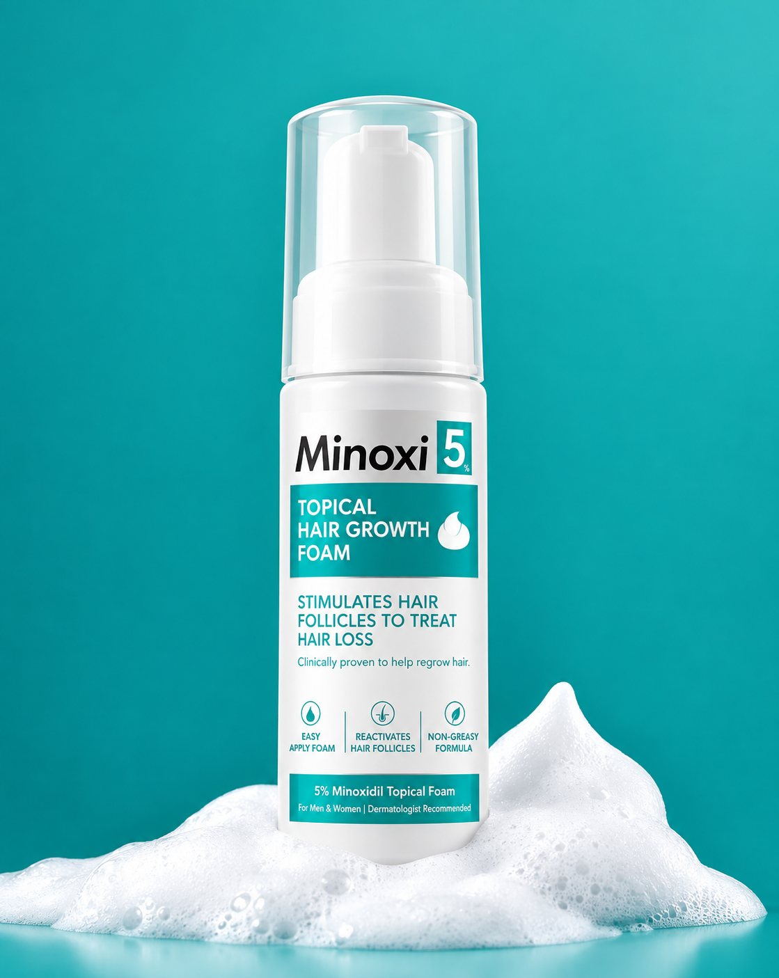 Minoxi 5% Hair Growth Foam