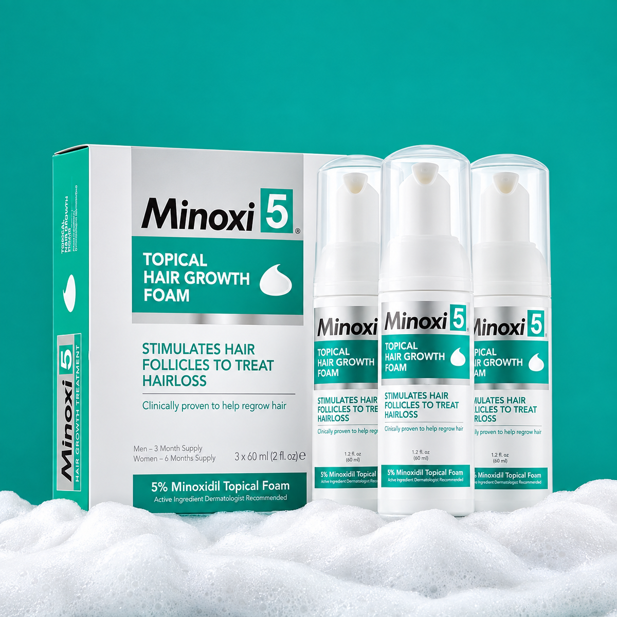 Minoxi 5% Hair Growth Foam